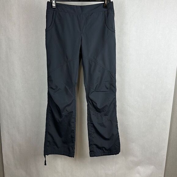 bcg Outdoor Capri Cropped Pants Hiking Lightweight Size Small Black Blue Gray Lo - Picture 8 of 14
